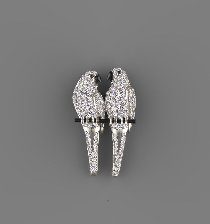 parrot broosh 3D print model_2