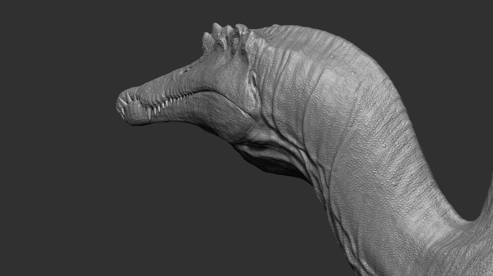 Spinosaurus Low-poly 3D model_25