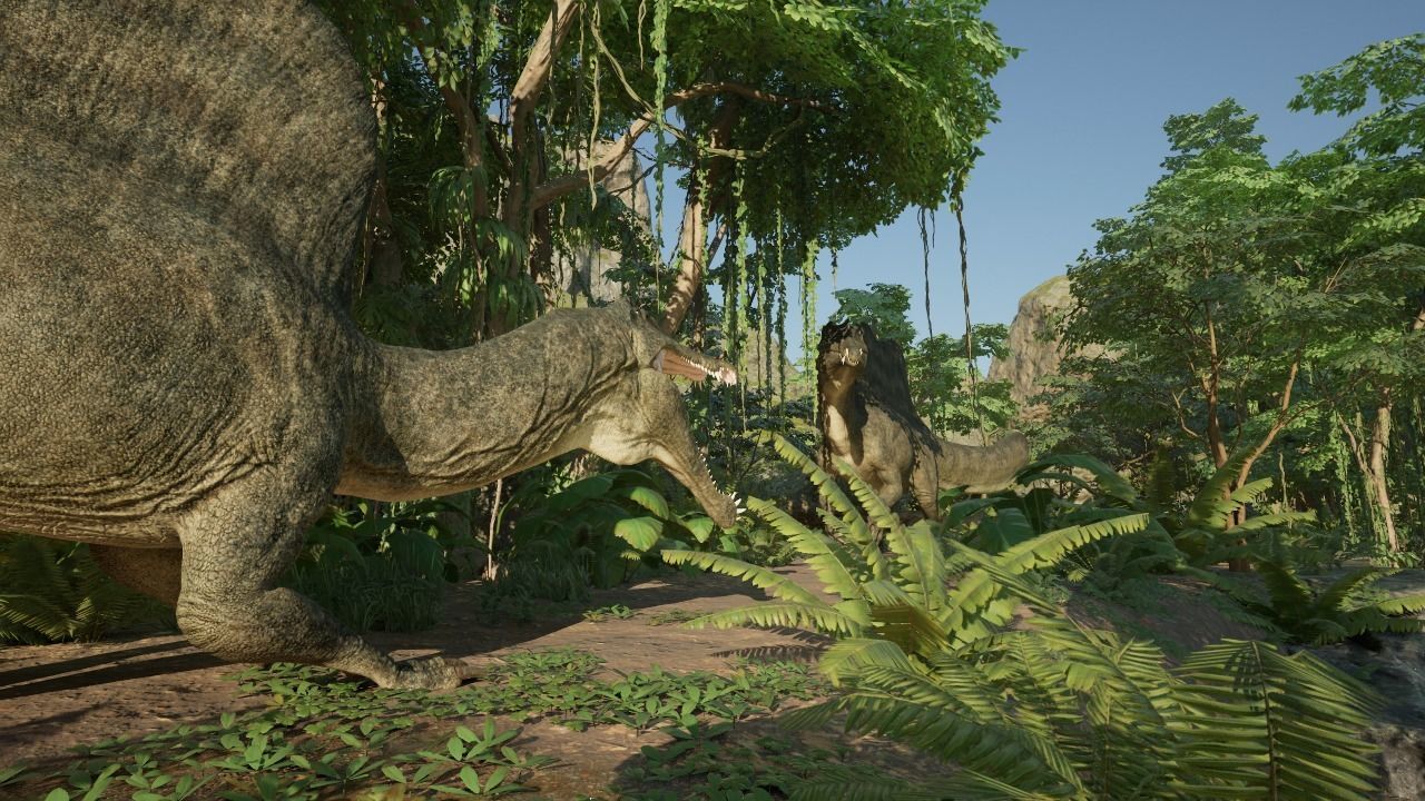 Spinosaurus Low-poly 3D model_7