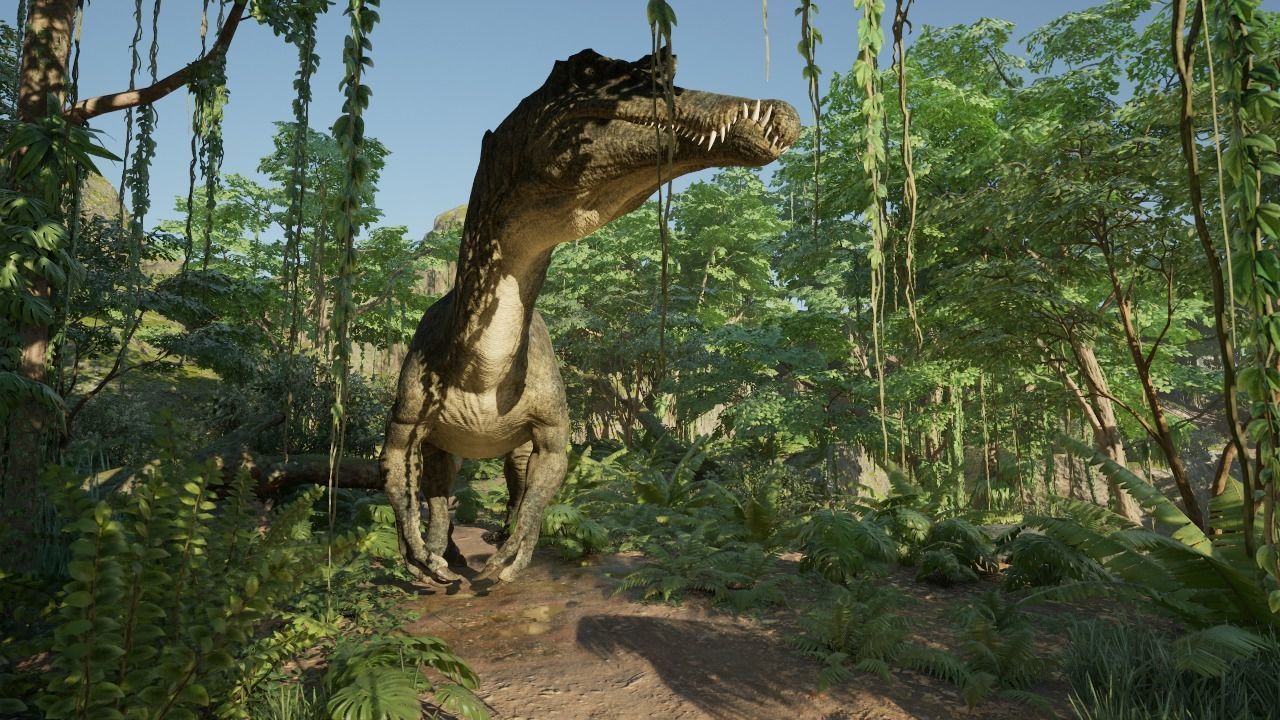 Spinosaurus Low-poly 3D model_6