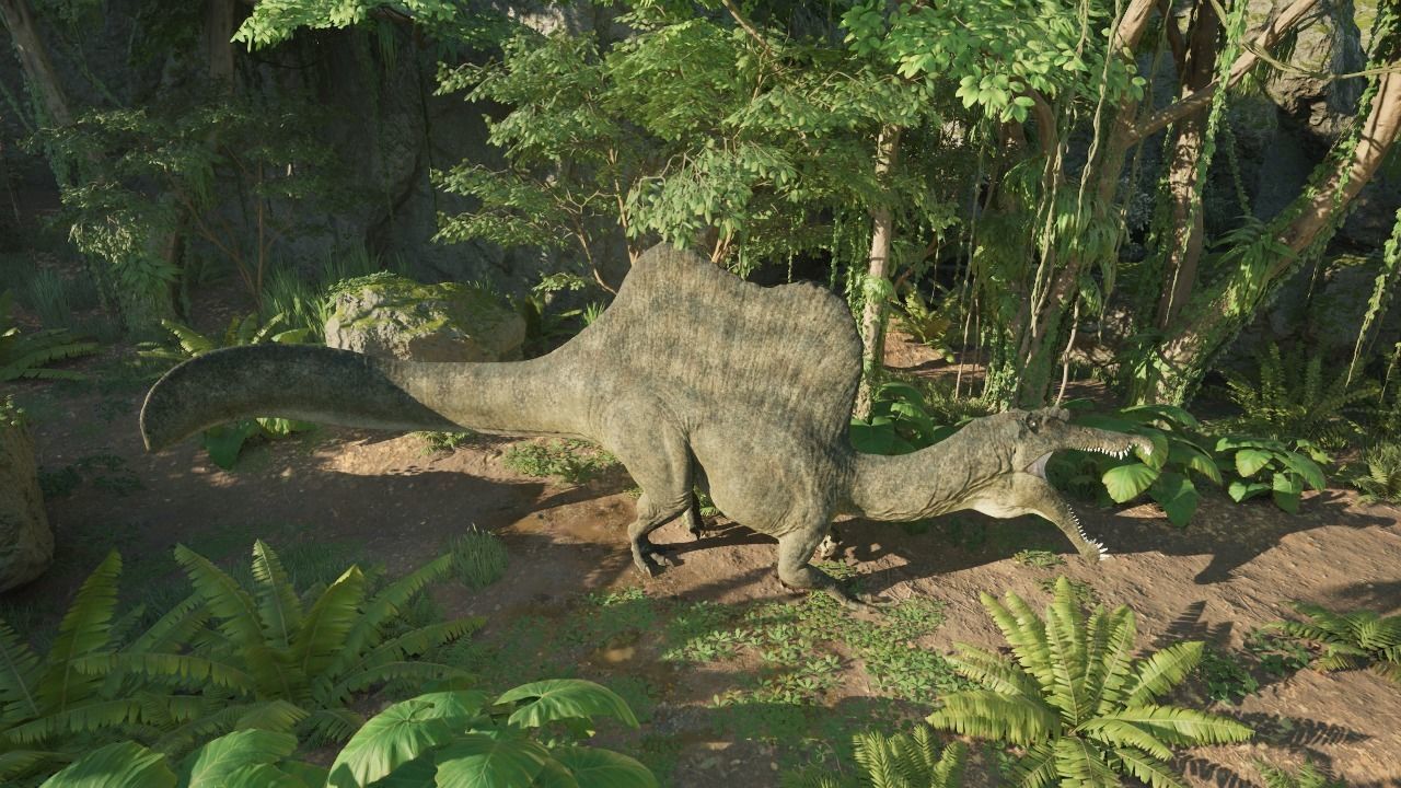 Spinosaurus Low-poly 3D model_4