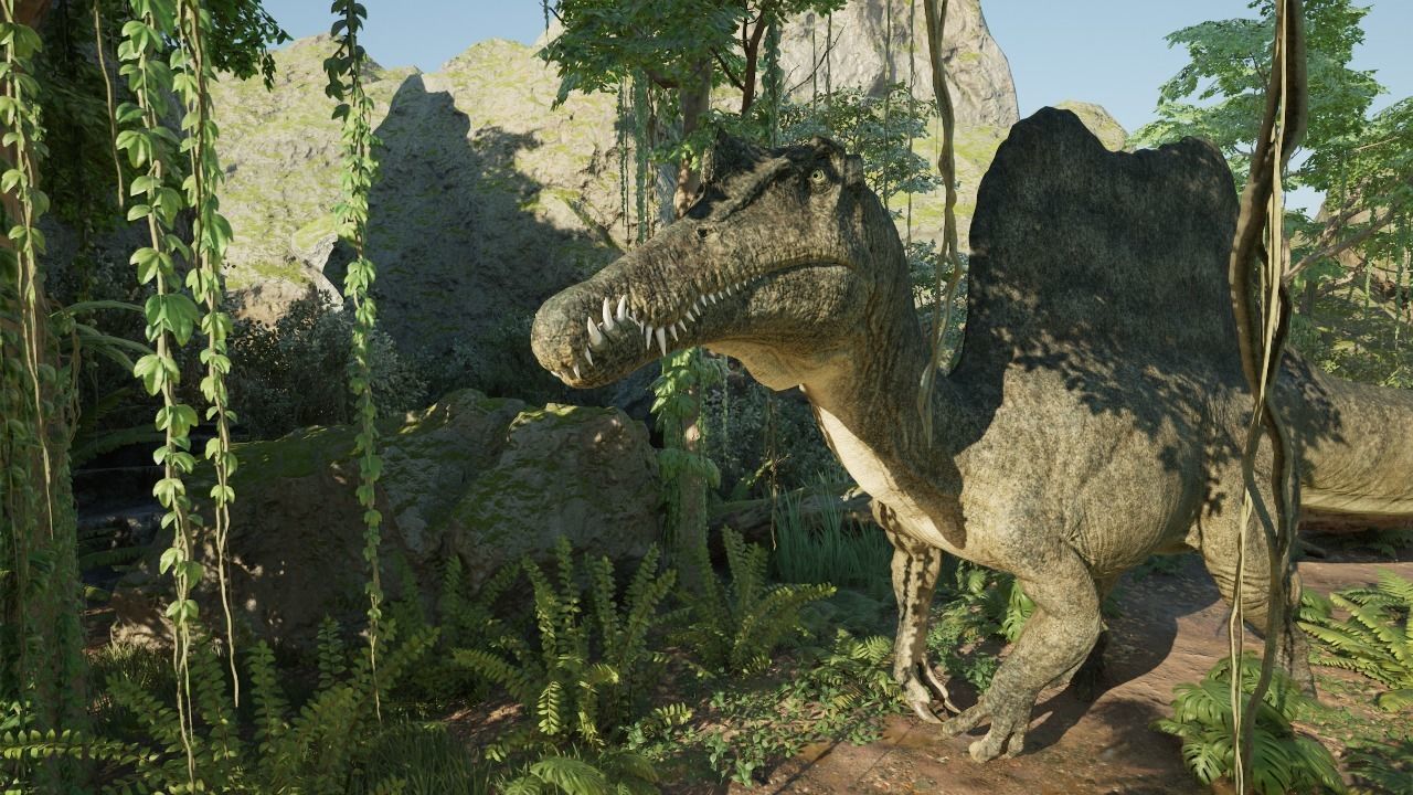 Spinosaurus Low-poly 3D model_8