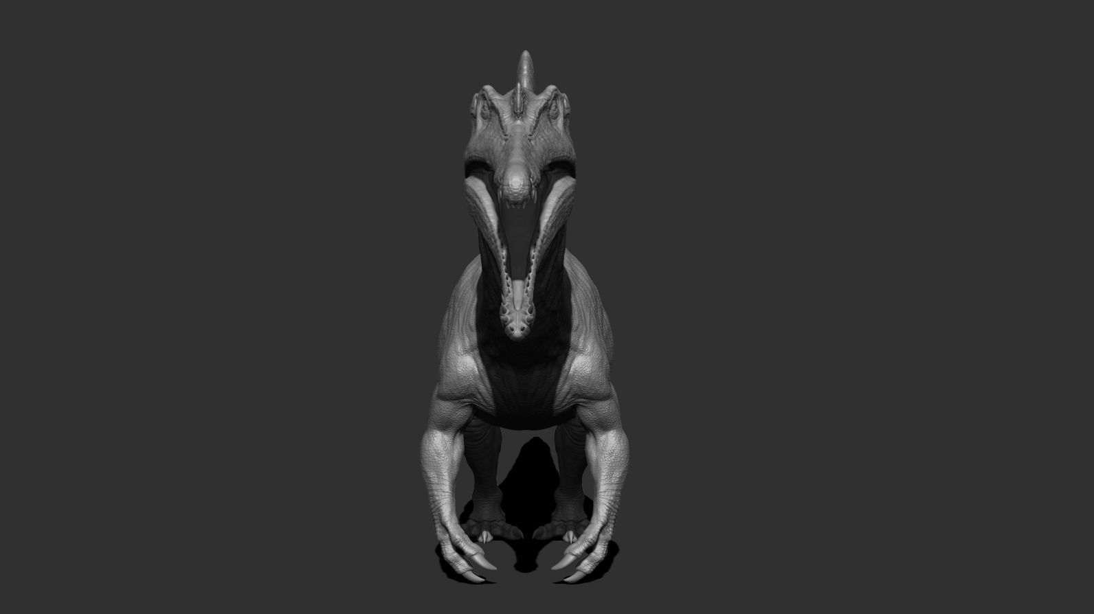 Spinosaurus Low-poly 3D model_23