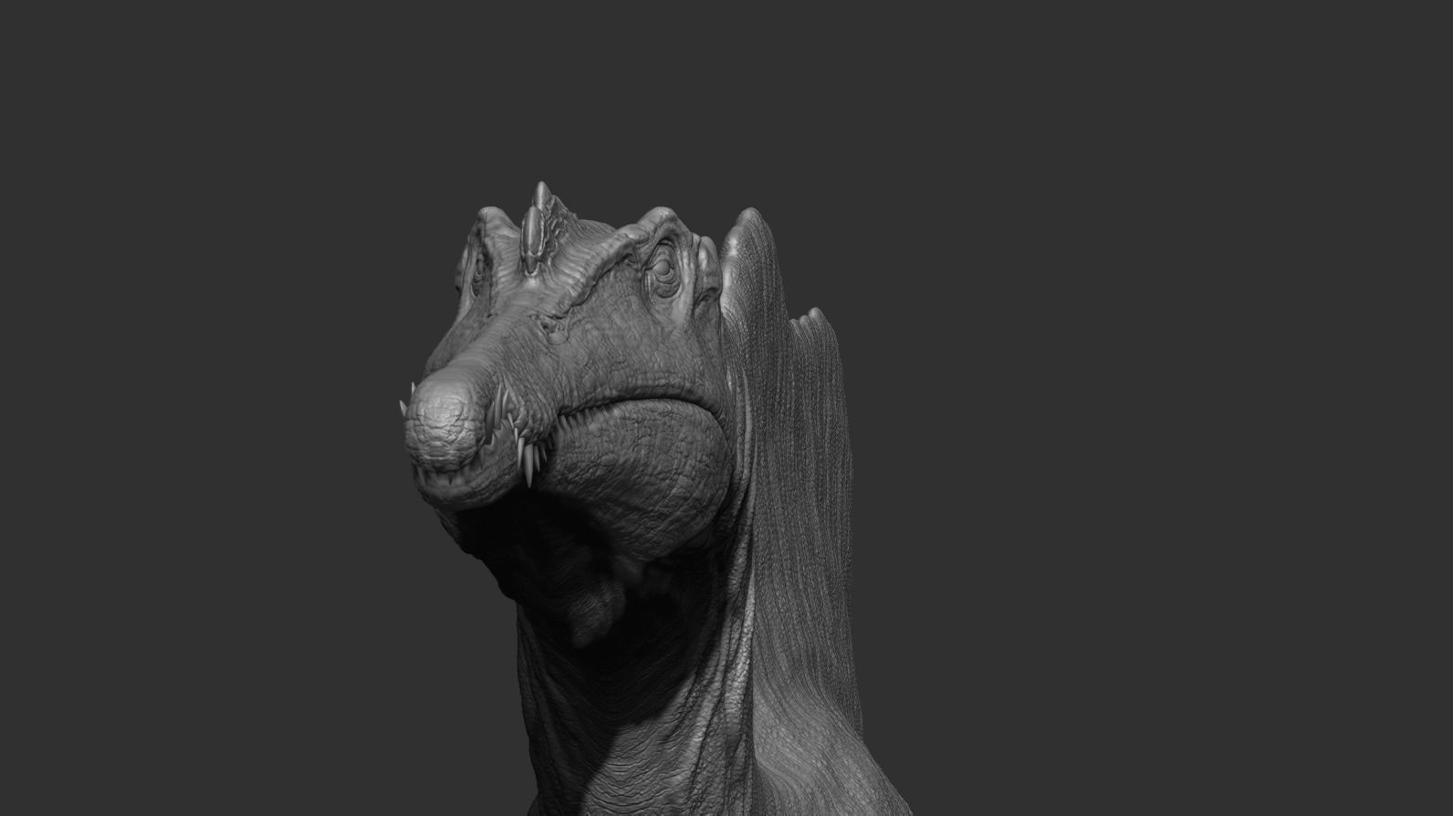 Spinosaurus Low-poly 3D model_16