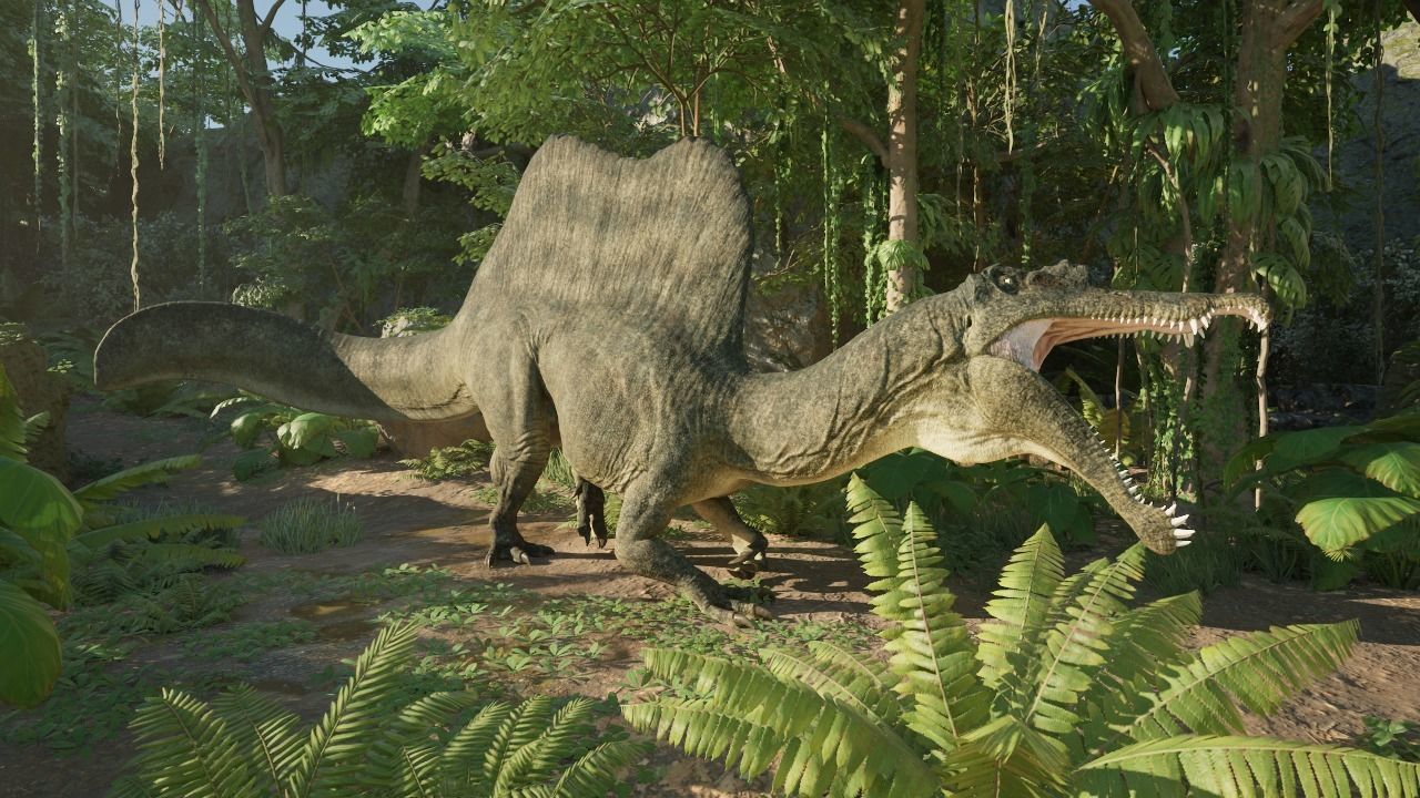 Spinosaurus Low-poly 3D model_2