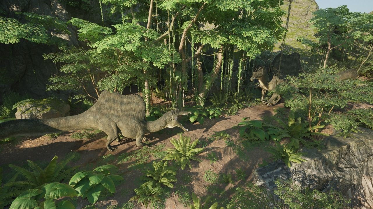 Spinosaurus Low-poly 3D model_13