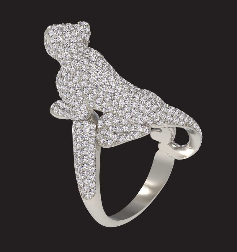 ring panther 3D print model_21