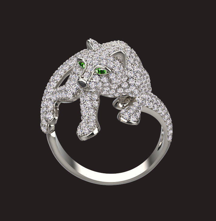 ring panther 3D print model_23