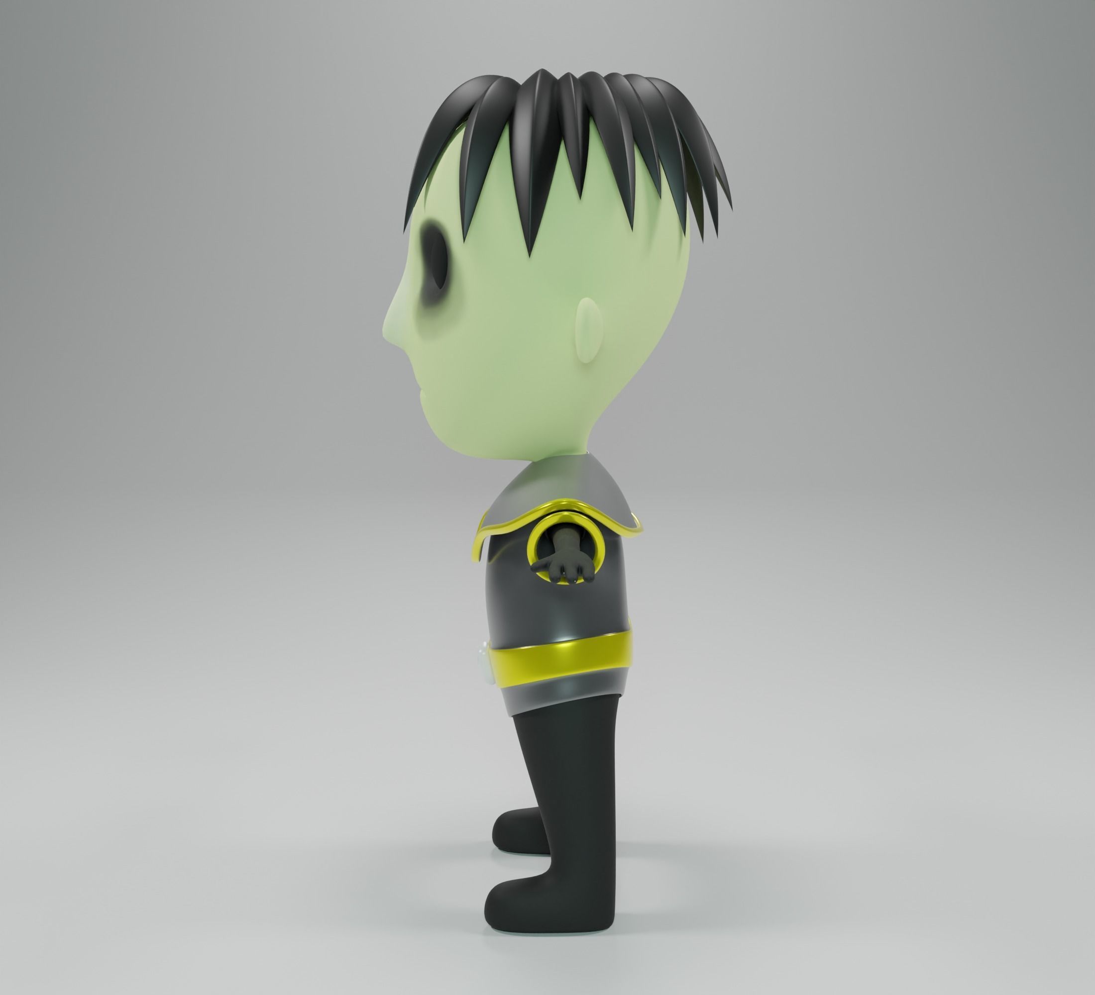 Game-Ready 3D Character Model  Low-poly 3D model_1