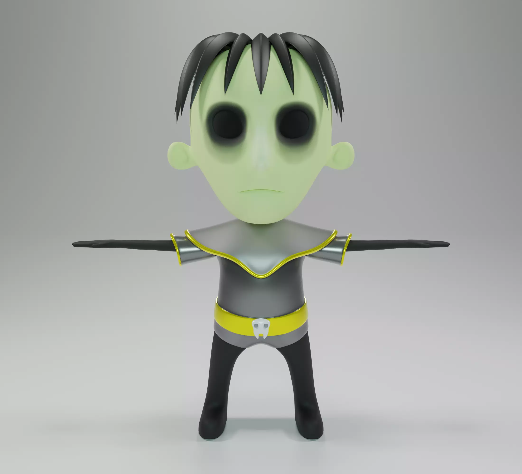 Game-Ready 3D Character Model  Low-poly 3D model_0