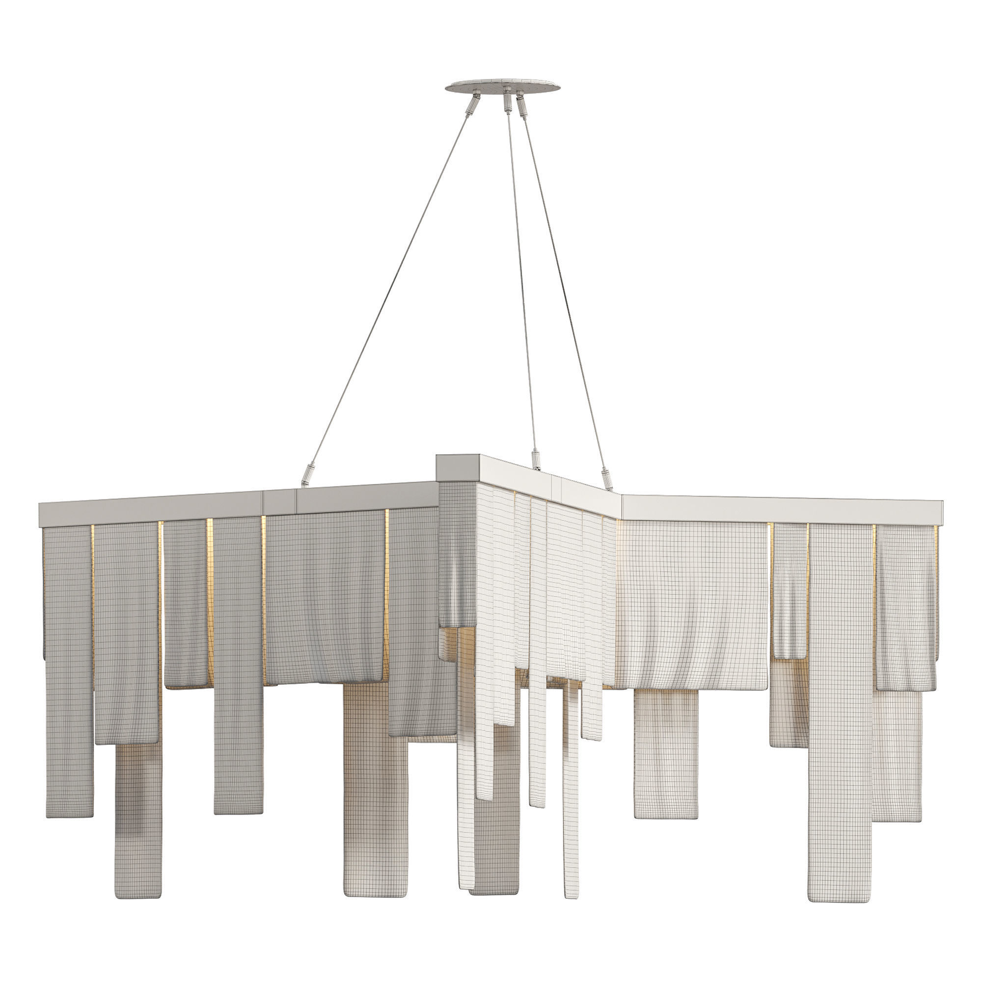 The CASCATA Chandelier 3D model_3