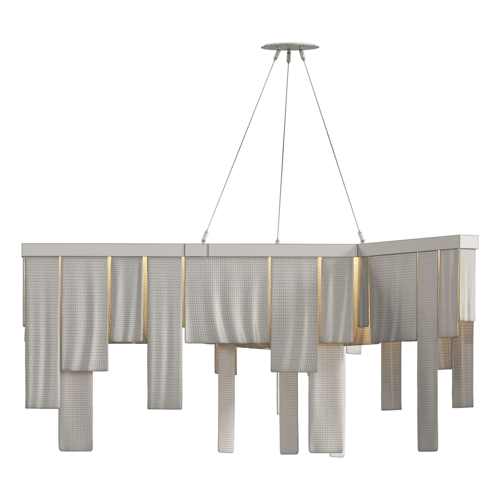 The CASCATA Chandelier 3D model_1
