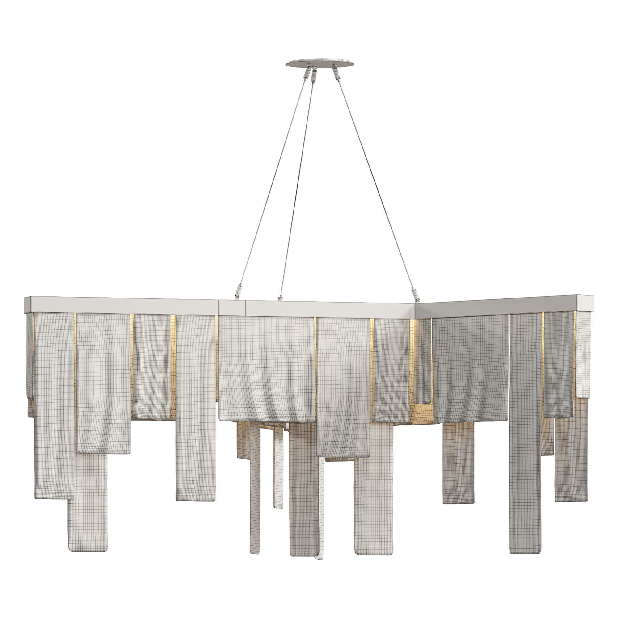 The CASCATA Chandelier 3D model_7