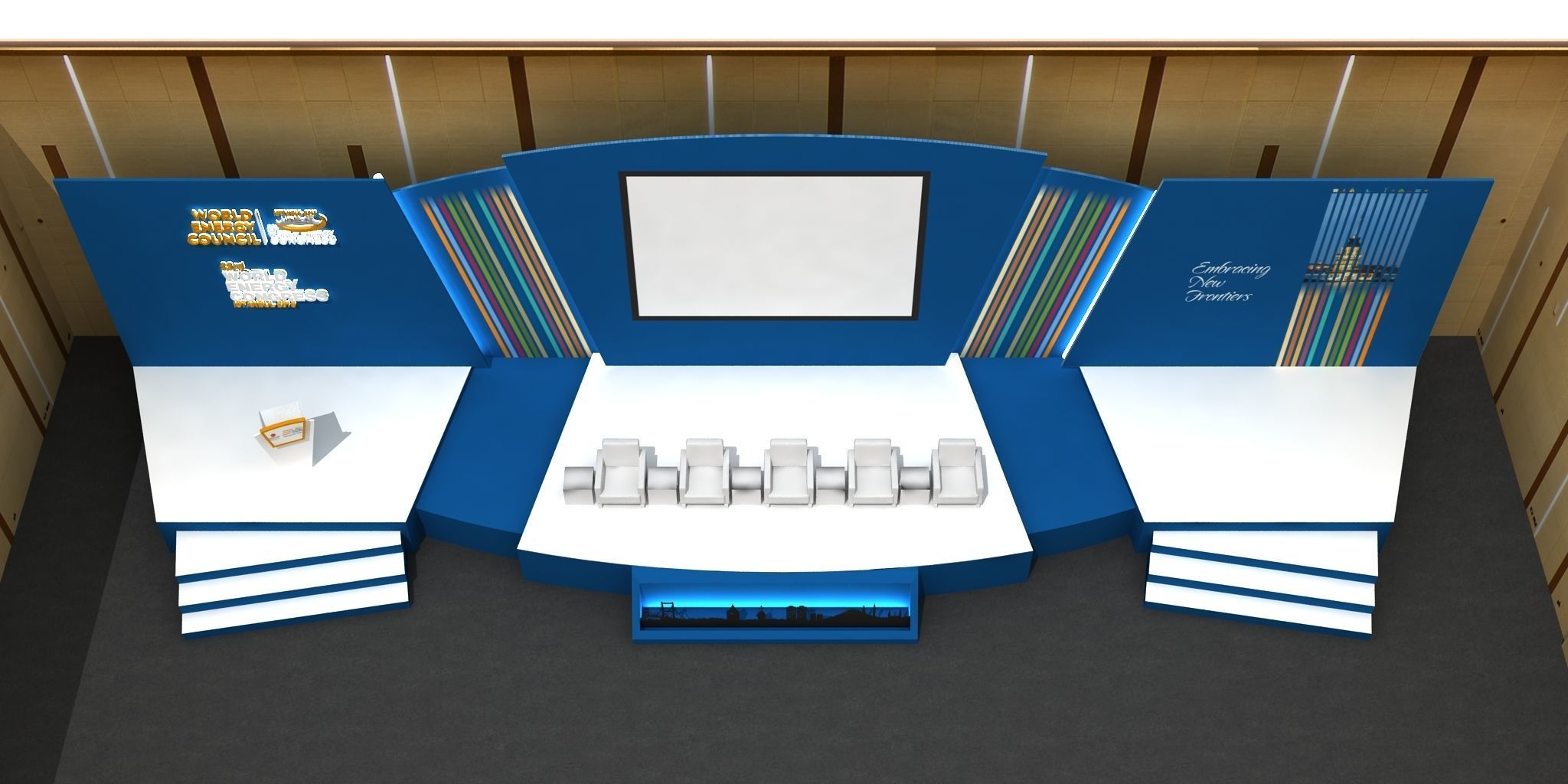 Meeting Decor And Stage 73 3D model_3