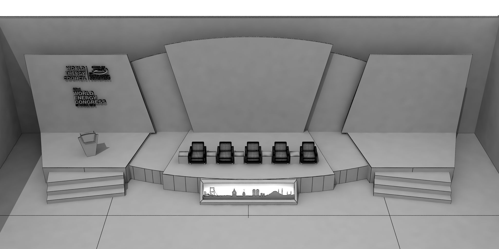 Meeting Decor And Stage 73 3D model_6