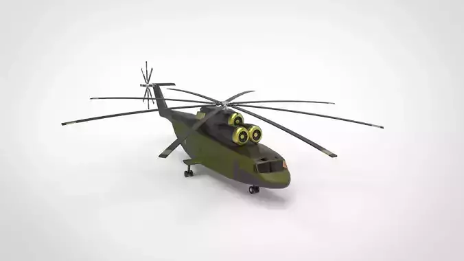 Mil Mi-26 Halo 3D model