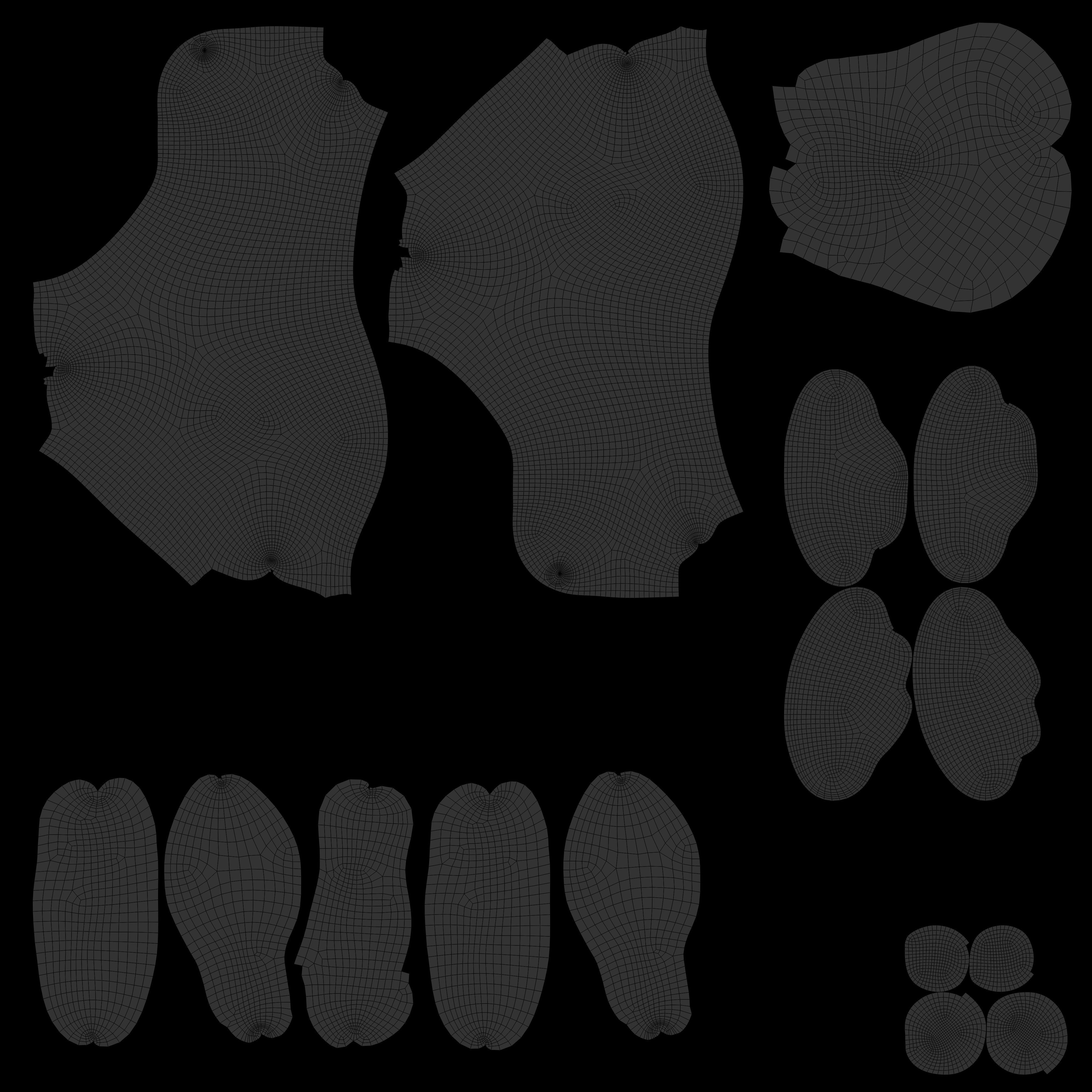 Cute little pegasus flying  3D model_7