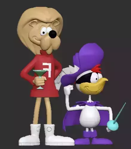 Super Chicken and Fred