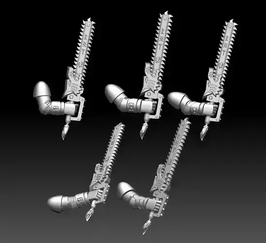 Space Wolves Arms with ChainSword 