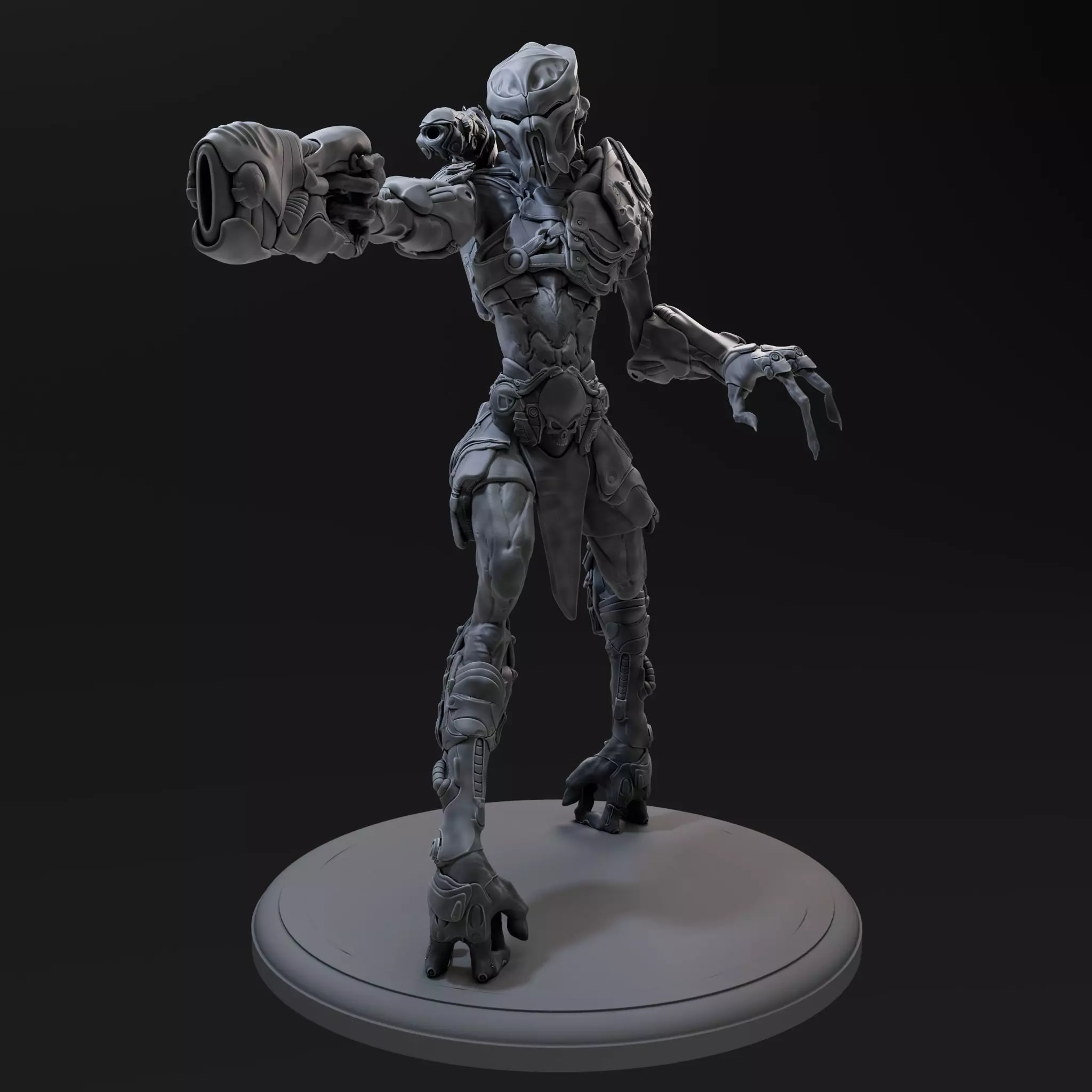 Alien Hunter 3d printable 3D print model