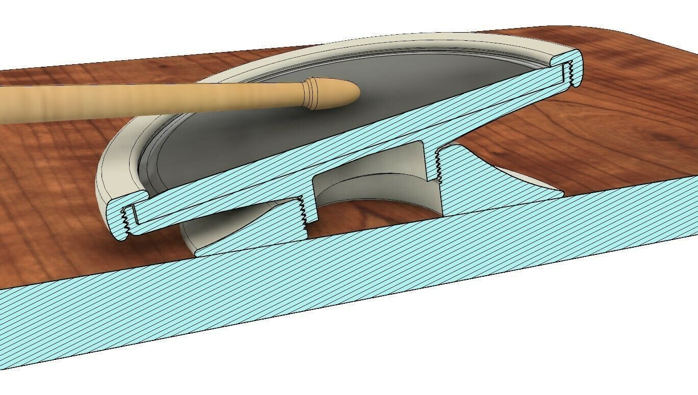 Drum pad practice pad 3d-printed with gcode for prusa mk3-s  3D print model_2
