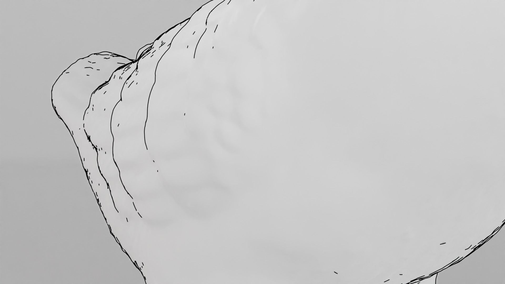 Ceramic goose sculpture Low-poly 3D model_14