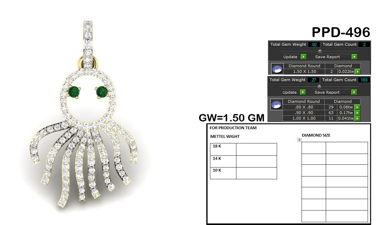 103 models pendent 3D print model 3D print model_77