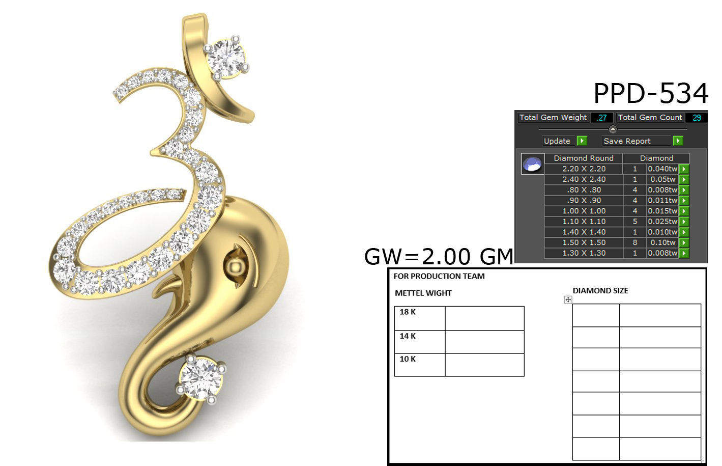 103 models pendent 3D print model 3D print model_38