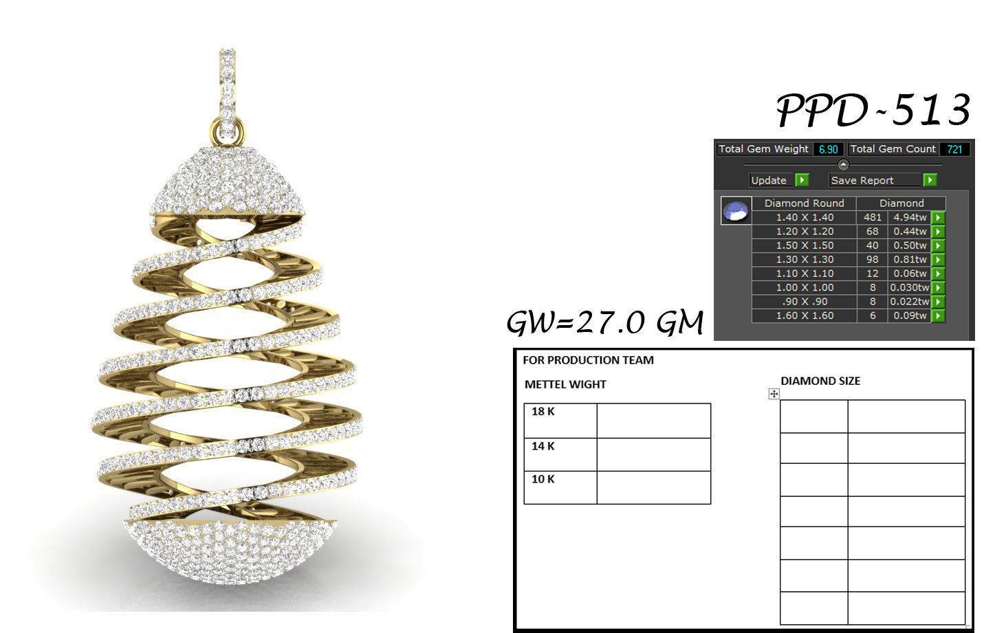 103 models pendent 3D print model 3D print model_26