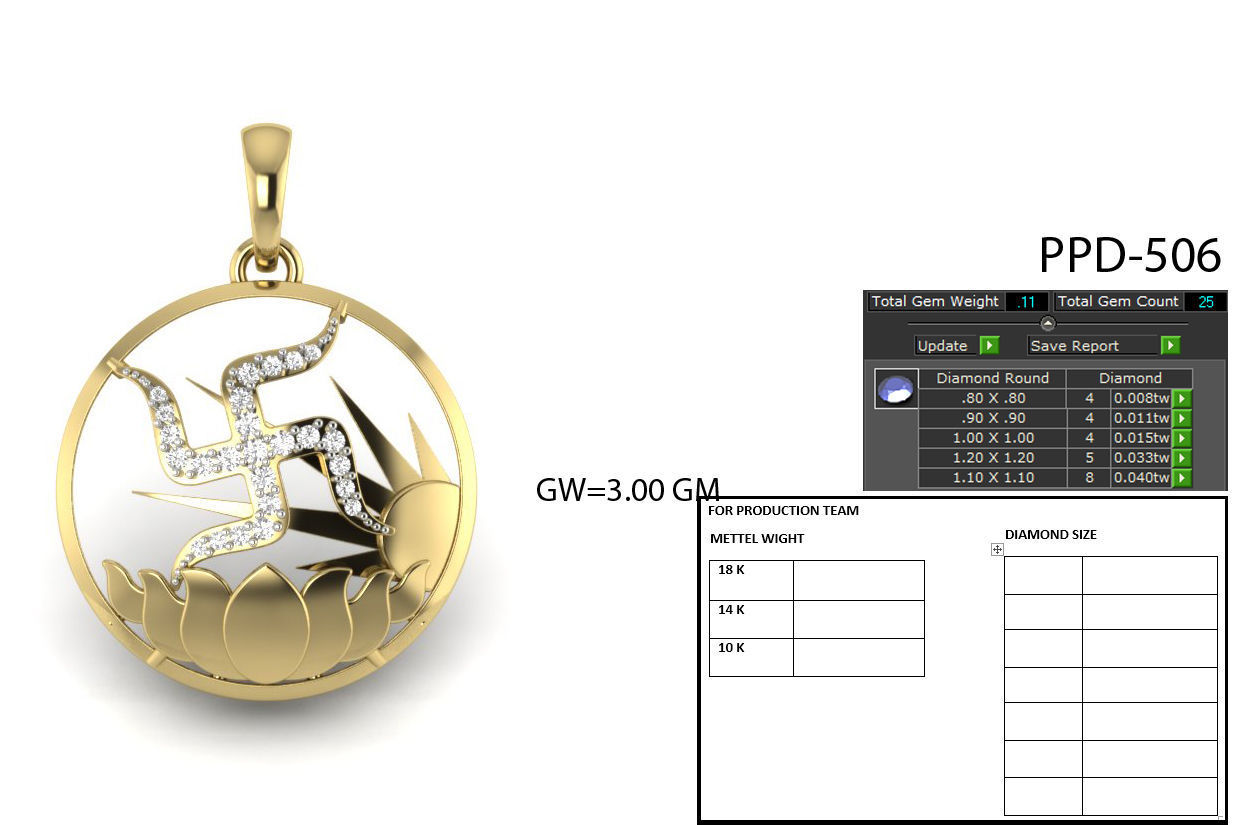 103 models pendent 3D print model 3D print model_65