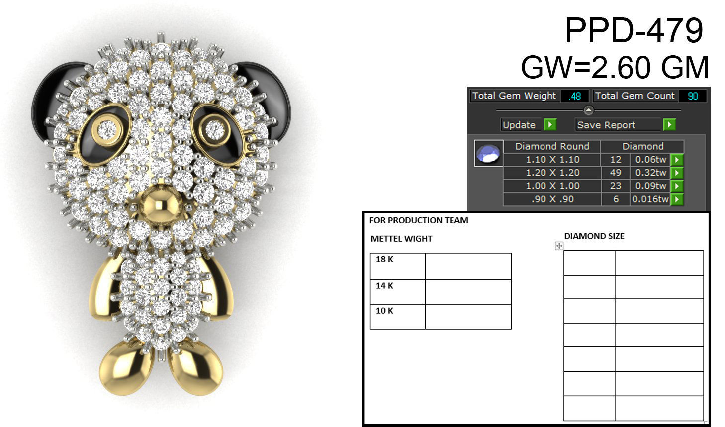 103 models pendent 3D print model 3D print model_89