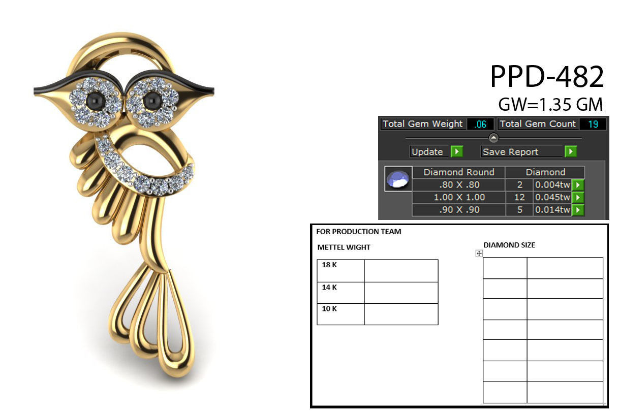 103 models pendent 3D print model 3D print model_88