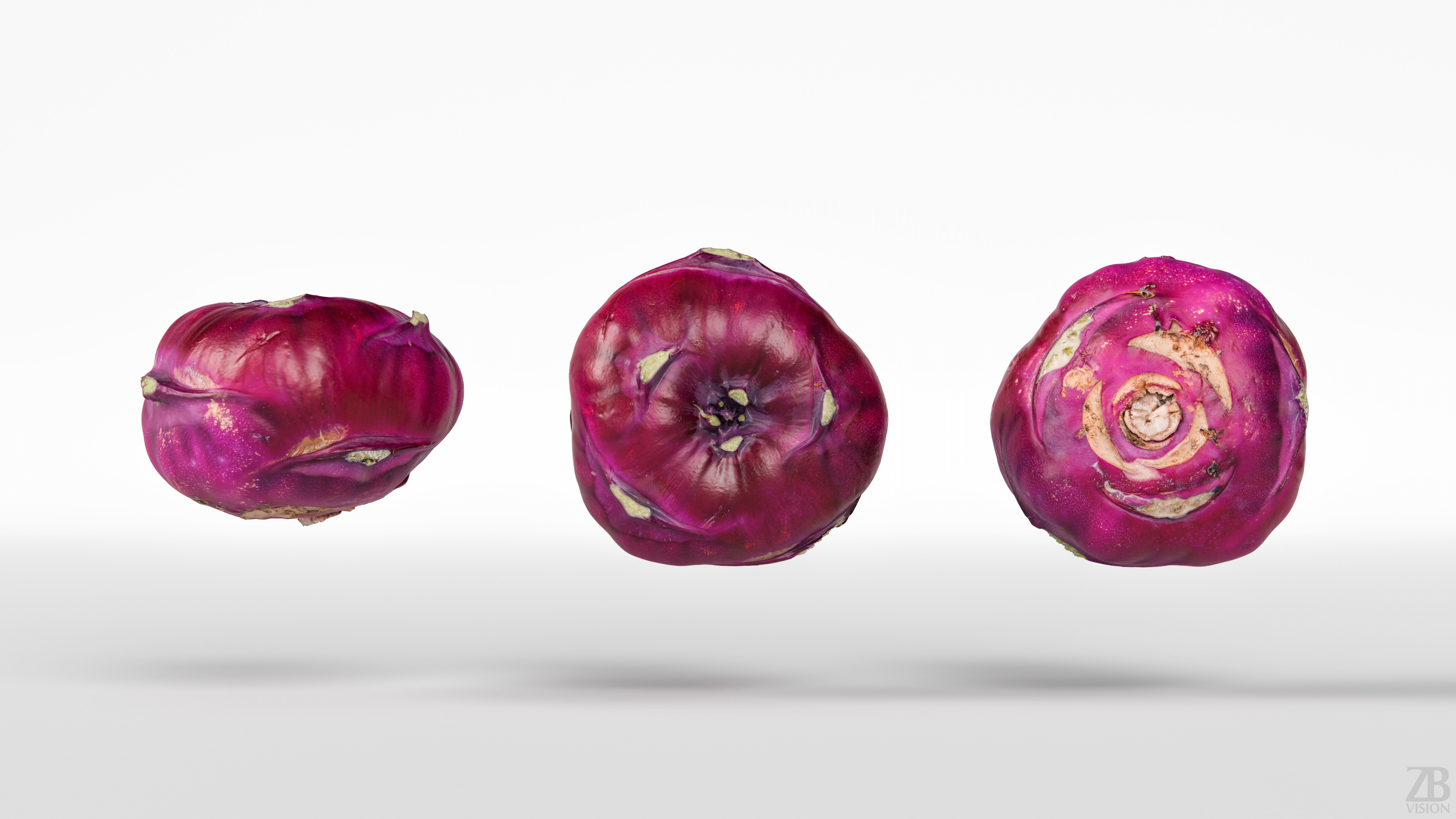 Kohlrabi 3D model_4