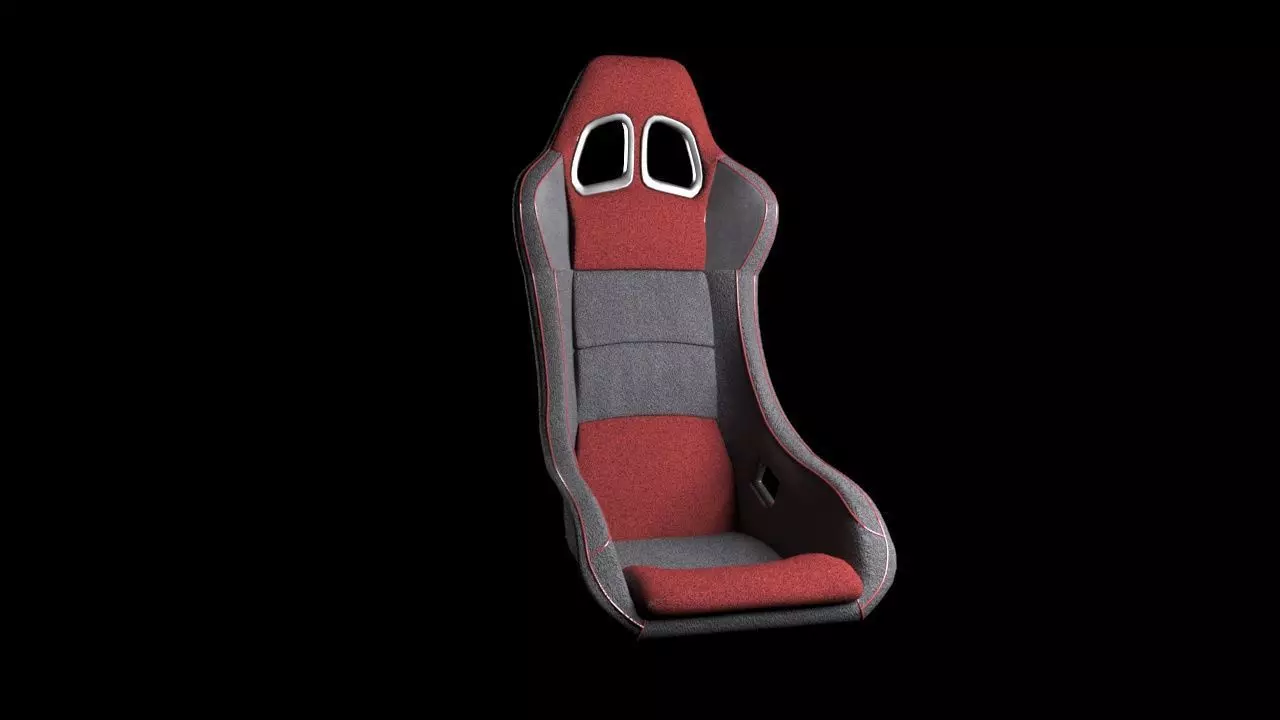 Racer Seat 3D model_0