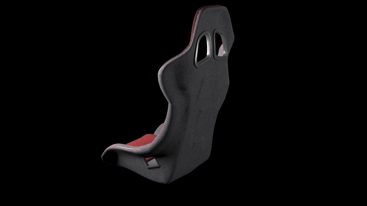 Racer Seat 3D model_1