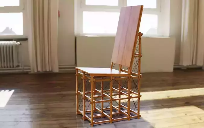 Chair CH-03-HB-0X 3D model