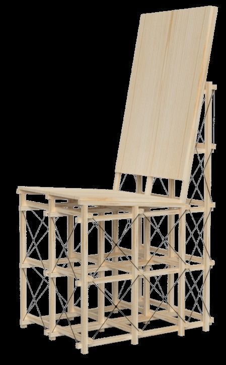 Chair CH-03-HB-0X 3D model_3