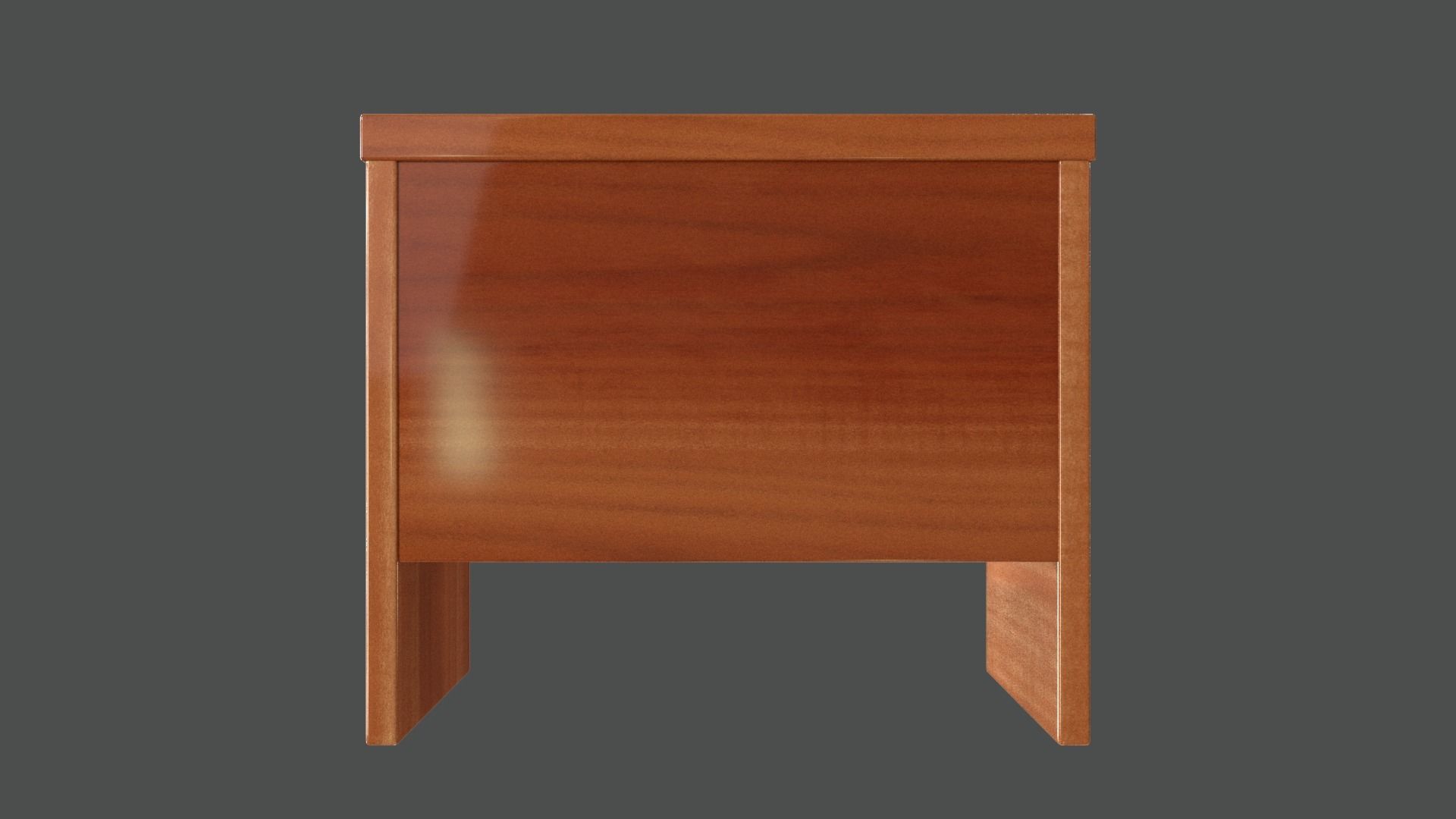 Desk with drawer 3D print model_2