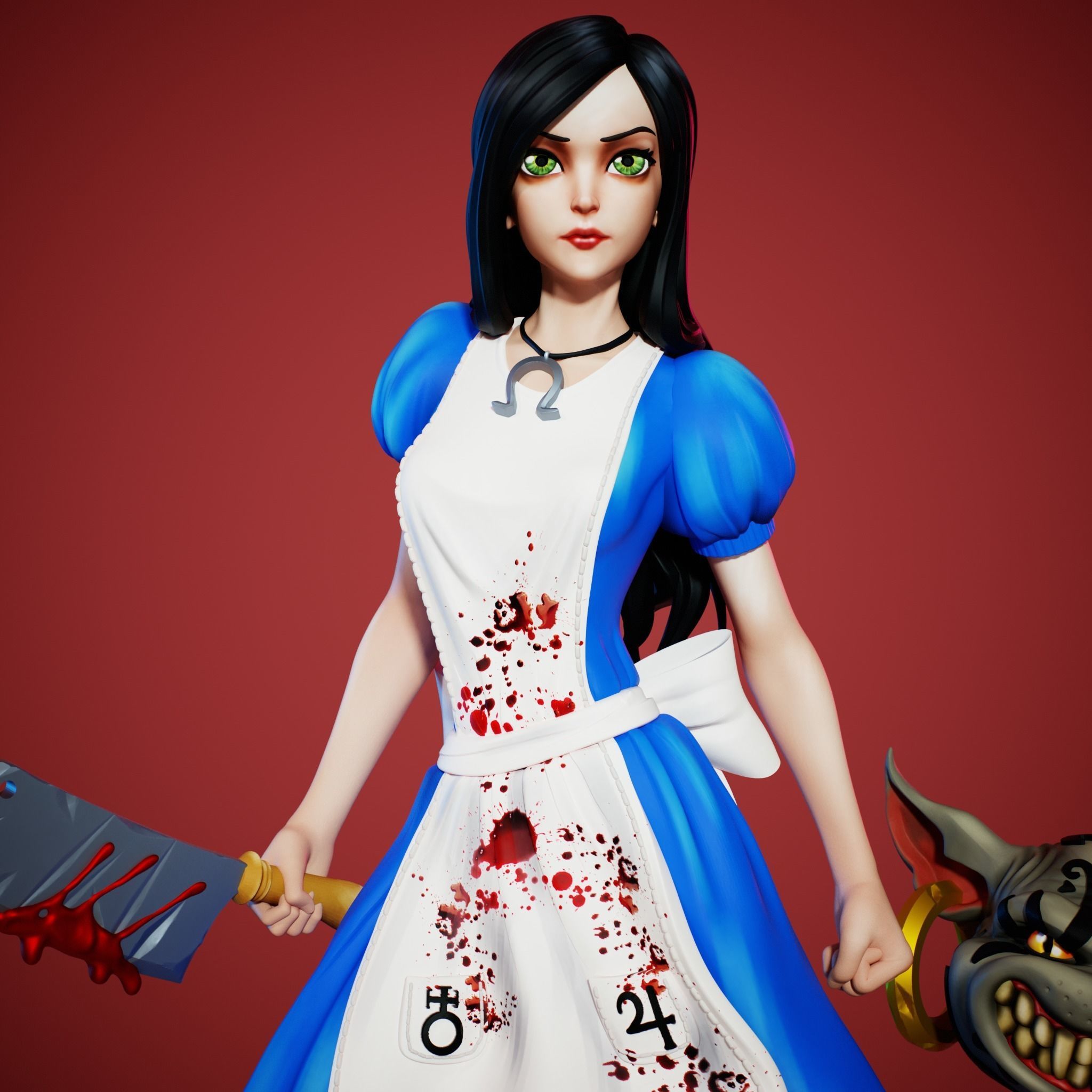 Alice Madness Returns 3D print model_4