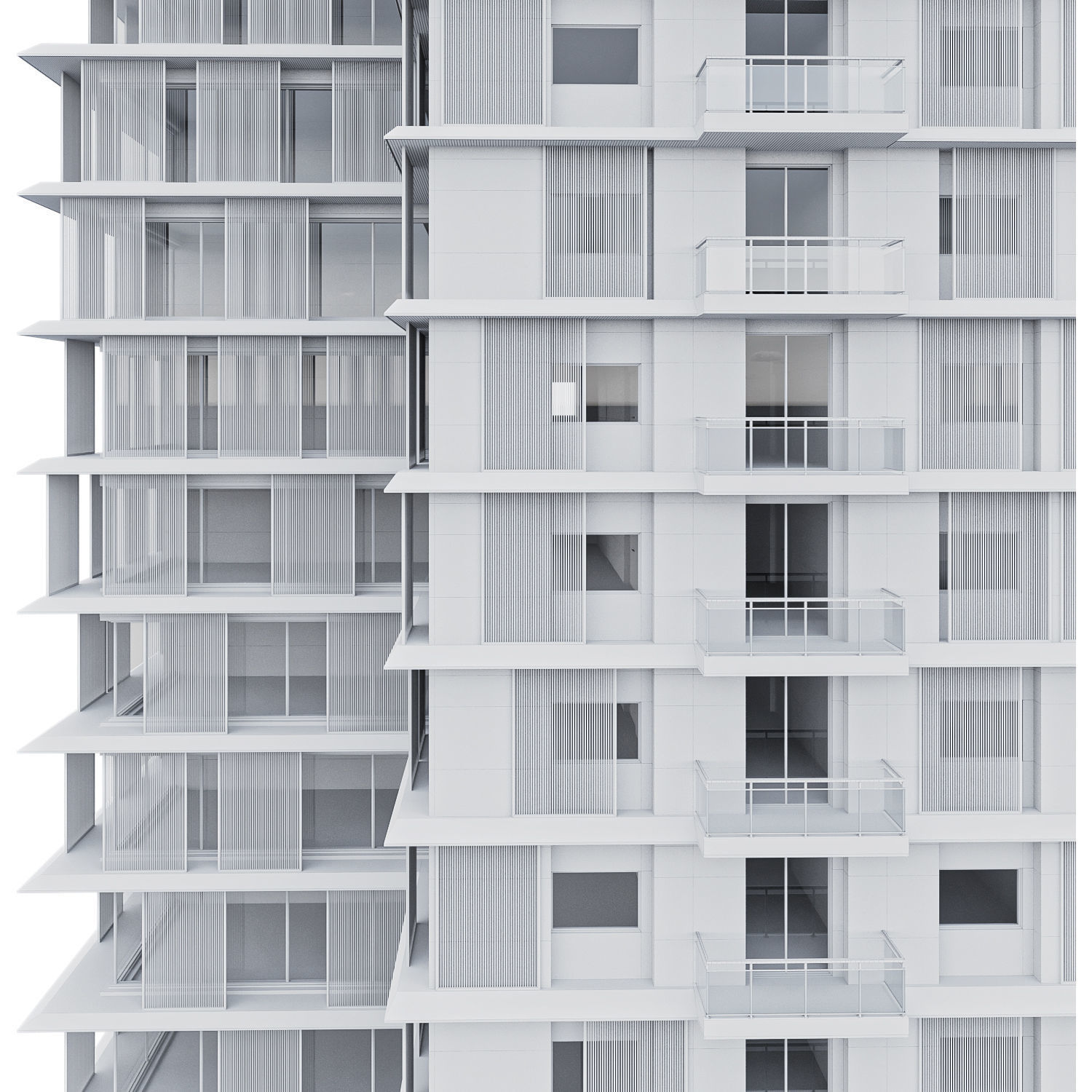 modern building 3D model_4