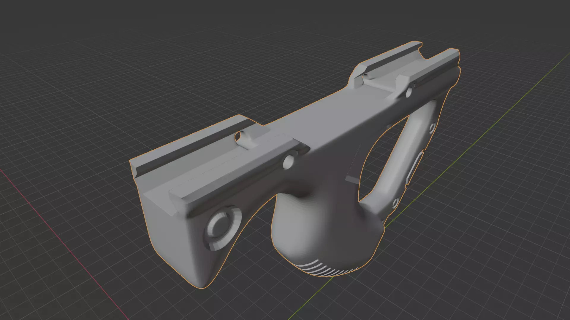 CQR GEN 1 Fore Grip Modified 3D print model_0