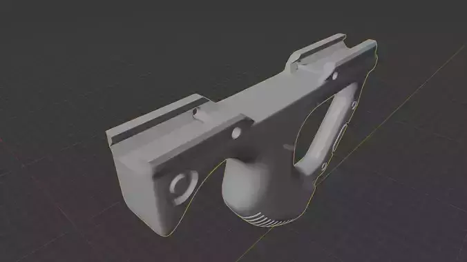 CQR GEN 1 Fore Grip Modified 3D print model