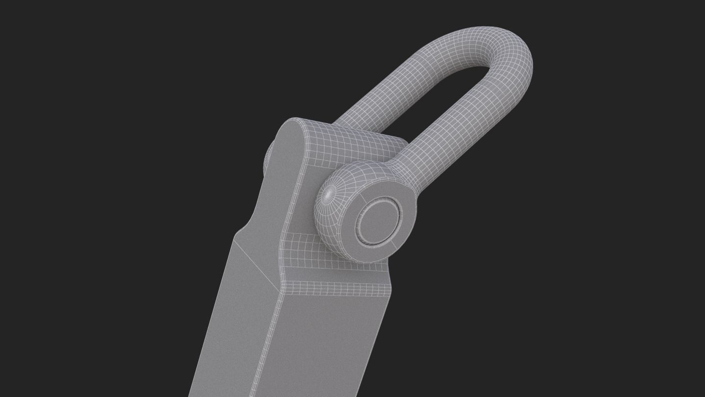 PBR Props - rusted Ship Anchor 3D model_14