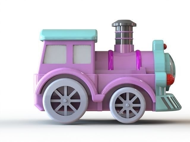 TOY TRAIN HEAD choo choo 3D print model 7