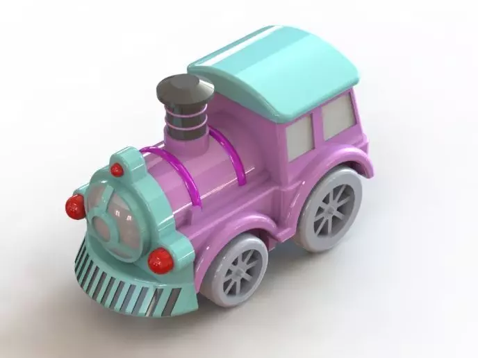 TOY TRAIN HEAD choo choo 3D print model_0