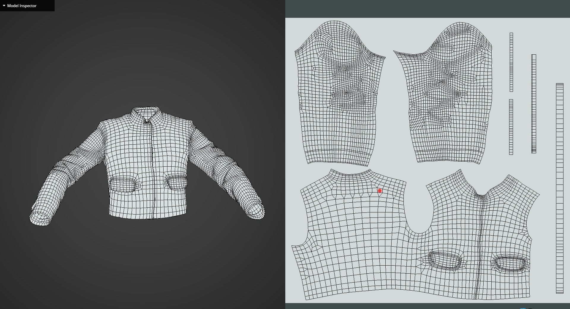 Game Ready Red Jacket Low-poly 3D model_12