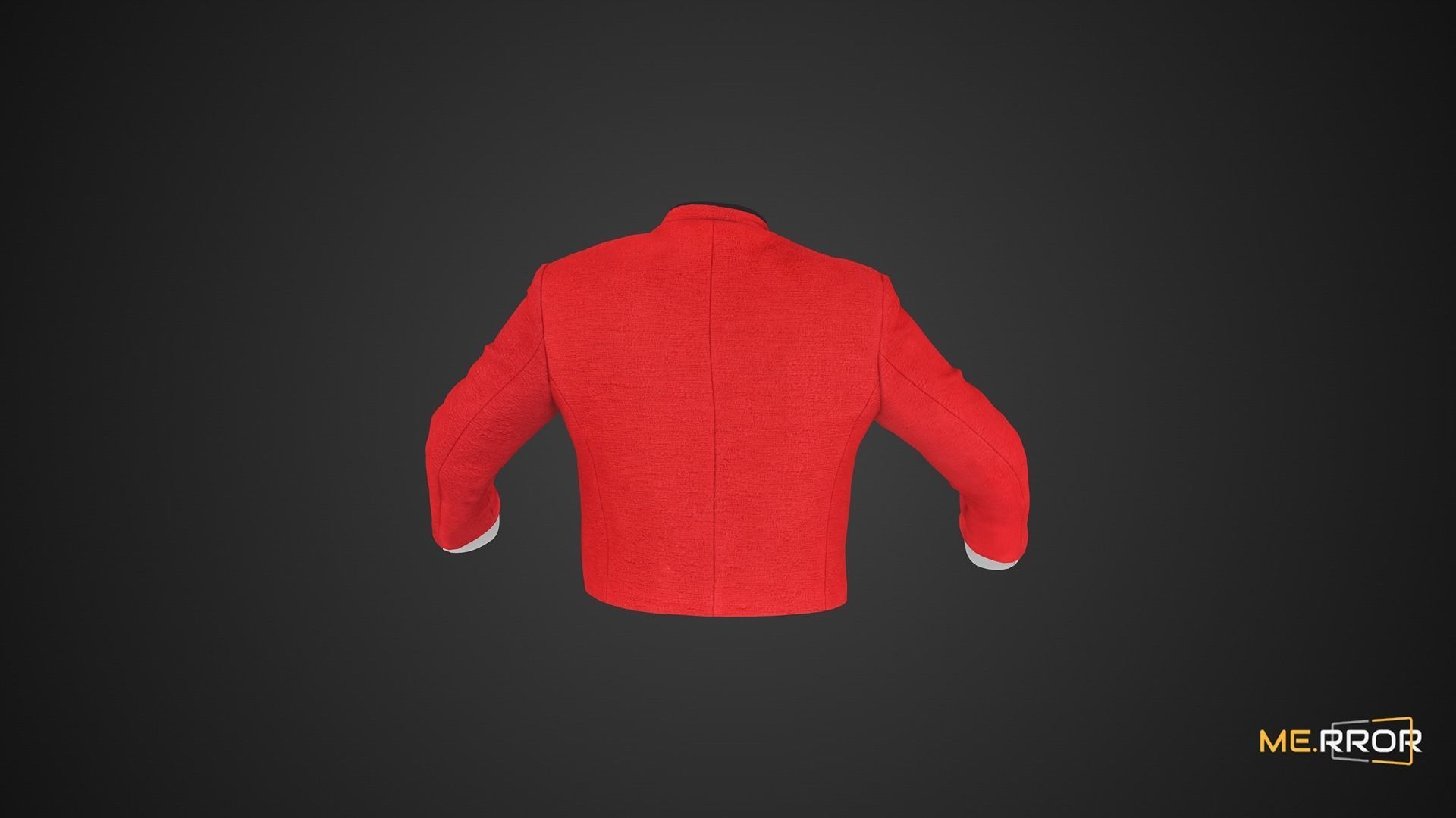 Game Ready Red Jacket Low-poly 3D model_2