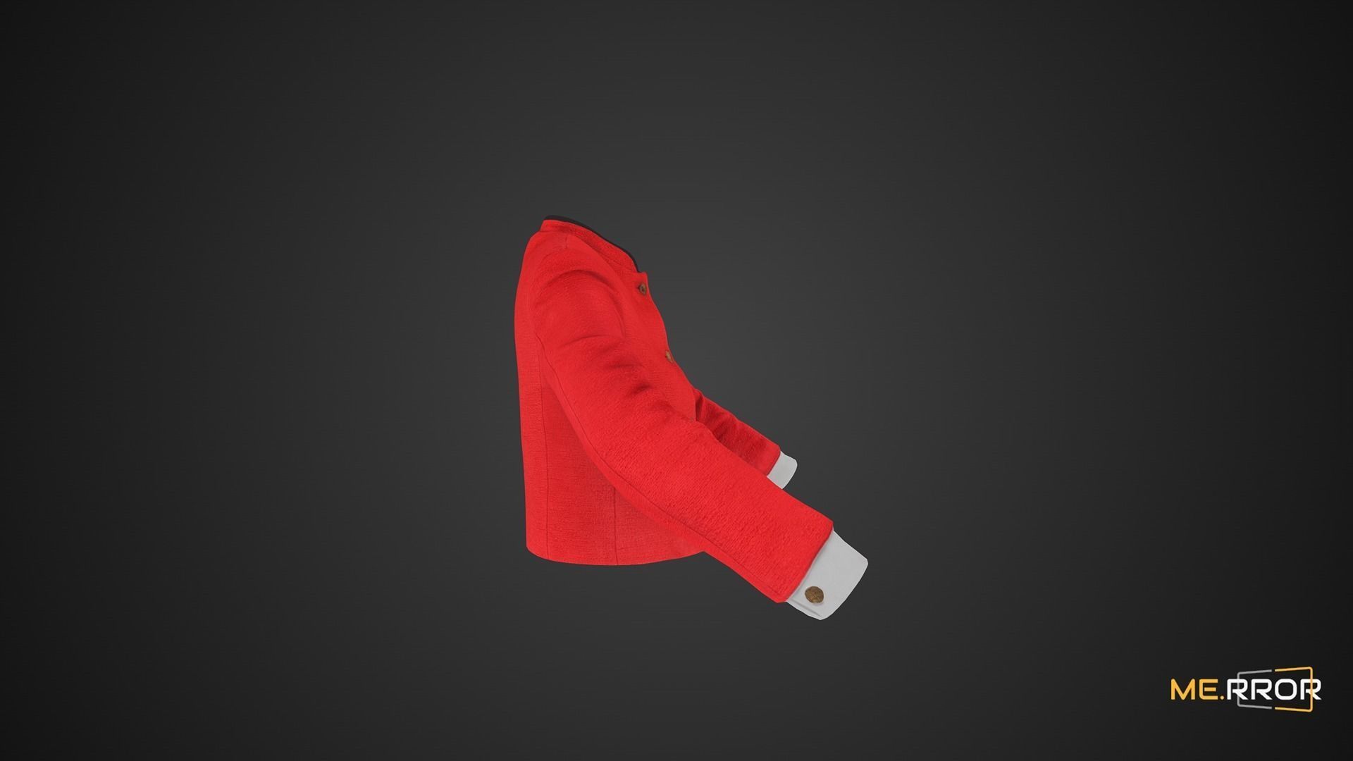 Game Ready Red Jacket Low-poly 3D model_4