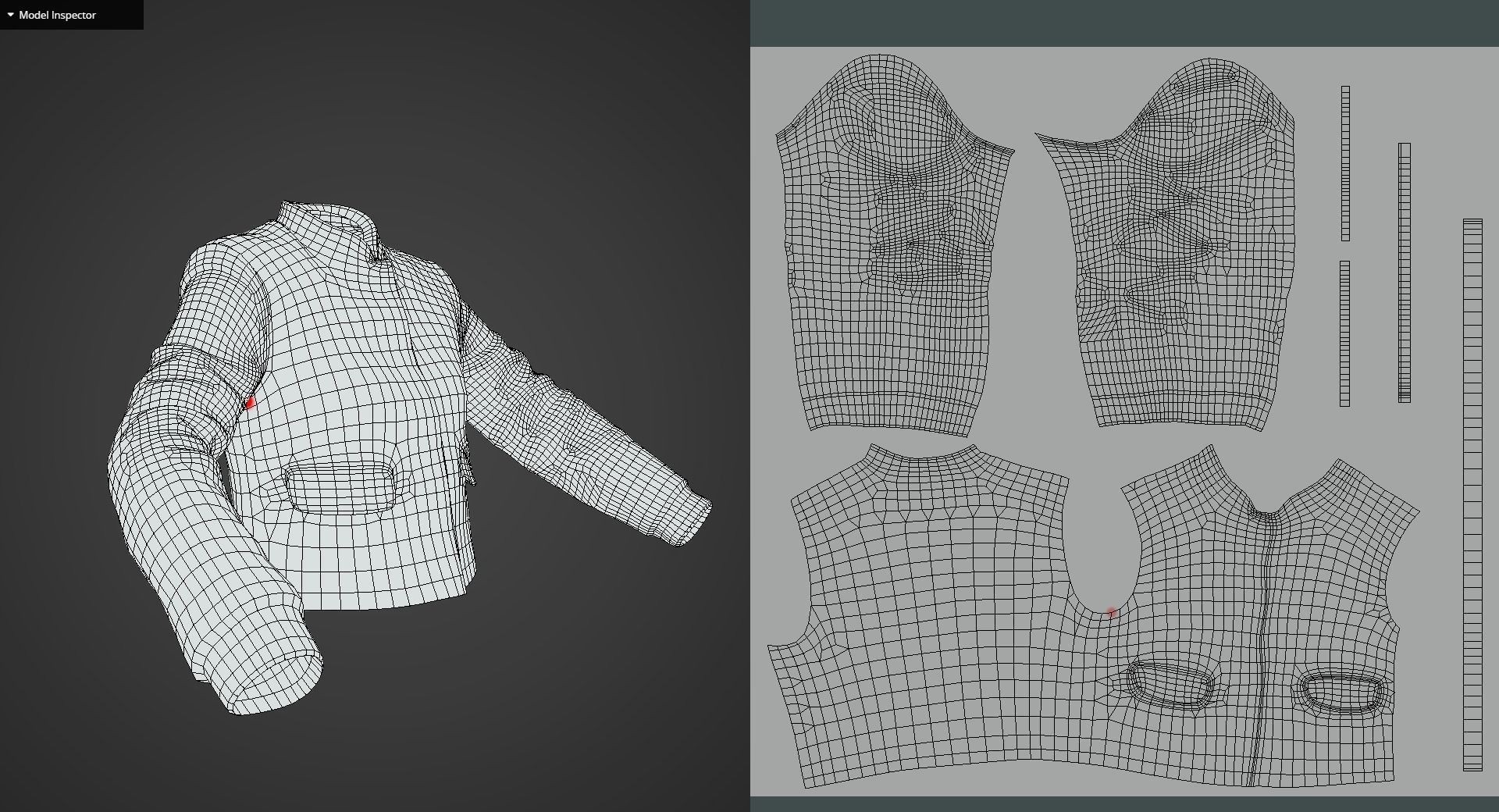 Game Ready Red Jacket Low-poly 3D model_13
