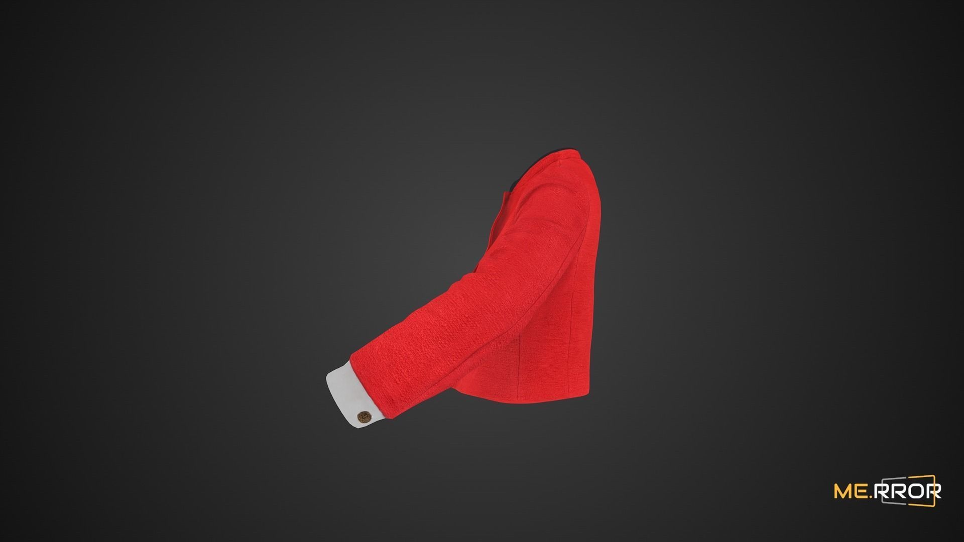 Game Ready Red Jacket Low-poly 3D model_8
